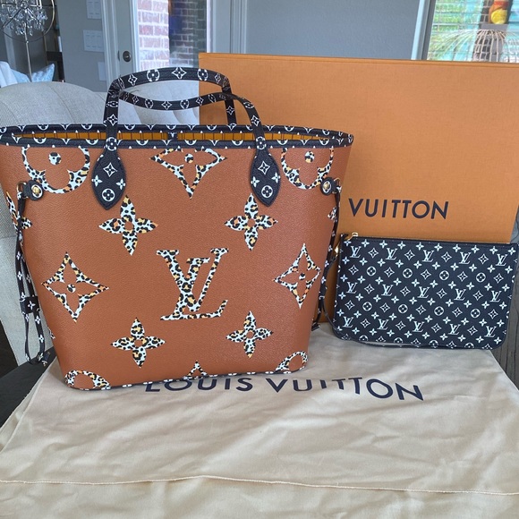 🖤LOUIS VUITTON JUNGLE NEVERFULL-NOIR🖤 - Picture 2 of 9